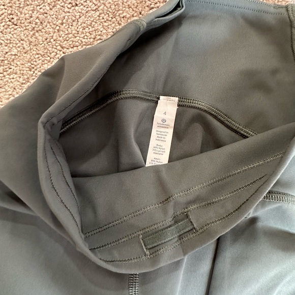 Lululemon Train Times Crop (17") Dark Forest green 4 - Picture 10 of 12